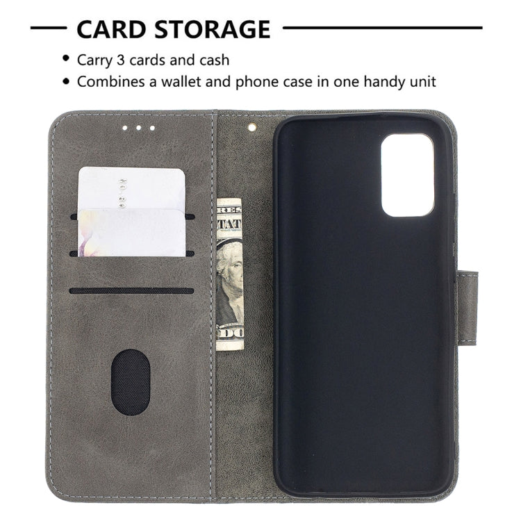 For Samsung Galaxy A02s (EU Version) Matching Color Crocodile Texture Horizontal Flip PU Leather Case with Wallet & Holder & Card Slots