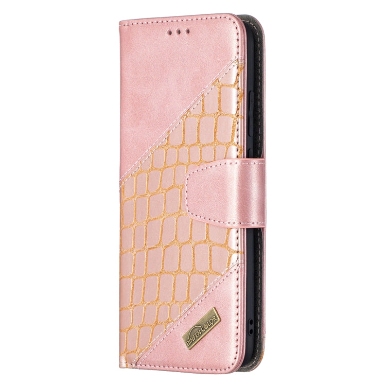 For Samsung Galaxy A02s (EU Version) Matching Color Crocodile Texture Horizontal Flip PU Leather Case with Wallet & Holder & Card Slots