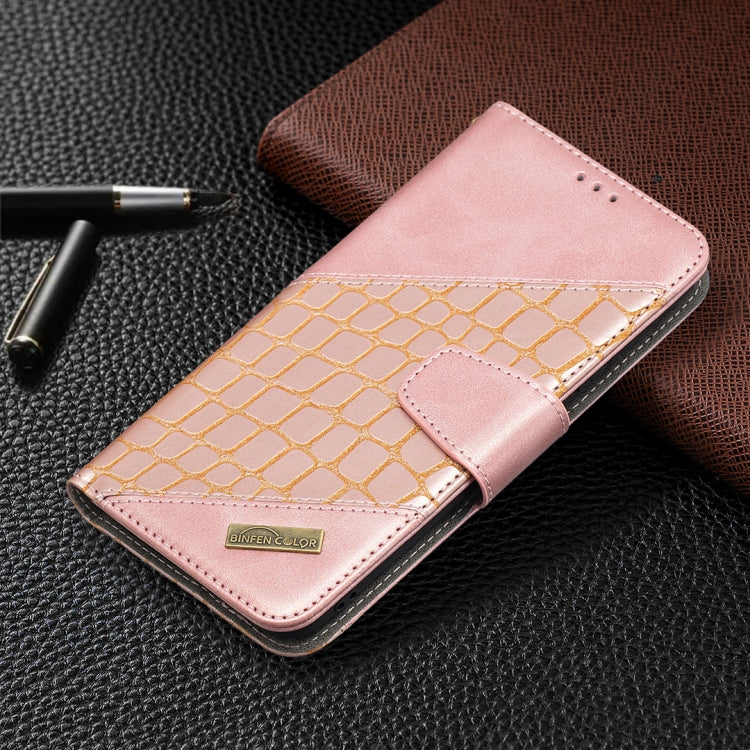 For Samsung Galaxy A02s (EU Version) Matching Color Crocodile Texture Horizontal Flip PU Leather Case with Wallet & Holder & Card Slots