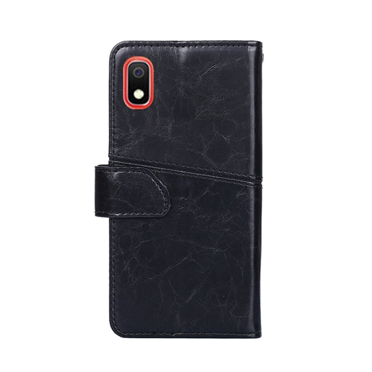 For Samsung Galaxy A10e Geometric Stitching Horizontal Flip TPU + PU Leather Case with Holder & Card Slots & Wallet