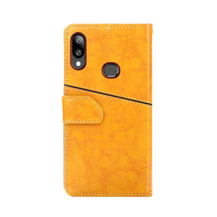 For Samsung Galaxy A10s Geometric Stitching Horizontal Flip TPU + PU Leather Case with Holder & Card Slots & Wallet