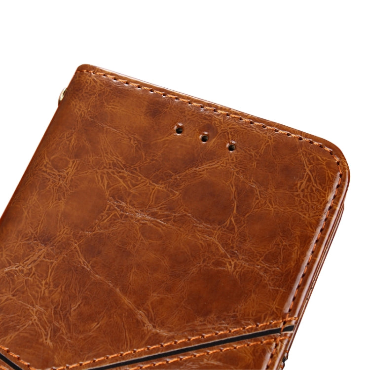 For Samsung Galaxy A31(EU Version) Geometric Stitching Horizontal Flip TPU + PU Leather Case with Holder & Card Slots & Wallet