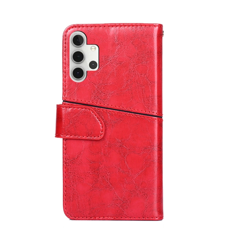 For Samsung Galaxy A32 5G Geometric Stitching Horizontal Flip TPU + PU Leather Case with Holder & Card Slots & Wallet
