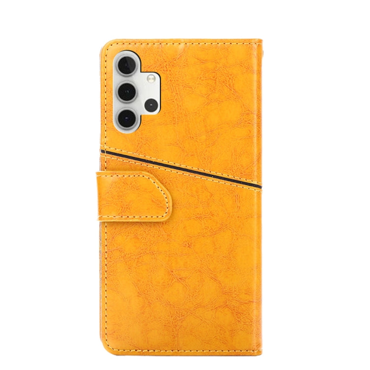 For Samsung Galaxy A32 5G Geometric Stitching Horizontal Flip TPU + PU Leather Case with Holder & Card Slots & Wallet