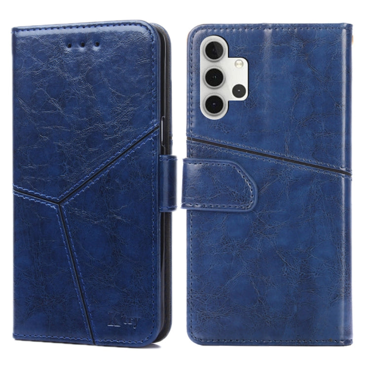 For Samsung Galaxy A32 5G Geometric Stitching Horizontal Flip TPU + PU Leather Case with Holder & Card Slots & Wallet