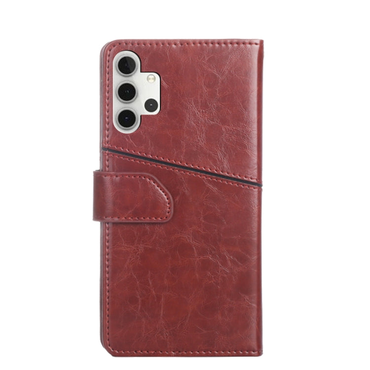 For Samsung Galaxy A32 5G Geometric Stitching Horizontal Flip TPU + PU Leather Case with Holder & Card Slots & Wallet