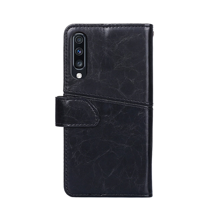 For Samsung Galaxy A70 Geometric Stitching Horizontal Flip TPU + PU Leather Case with Holder & Card Slots & Wallet