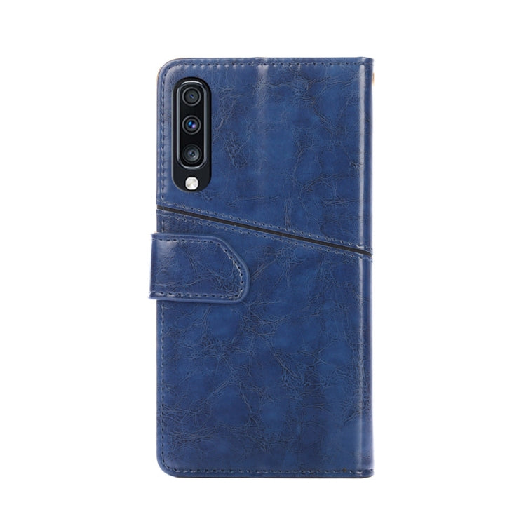For Samsung Galaxy A70 Geometric Stitching Horizontal Flip TPU + PU Leather Case with Holder & Card Slots & Wallet