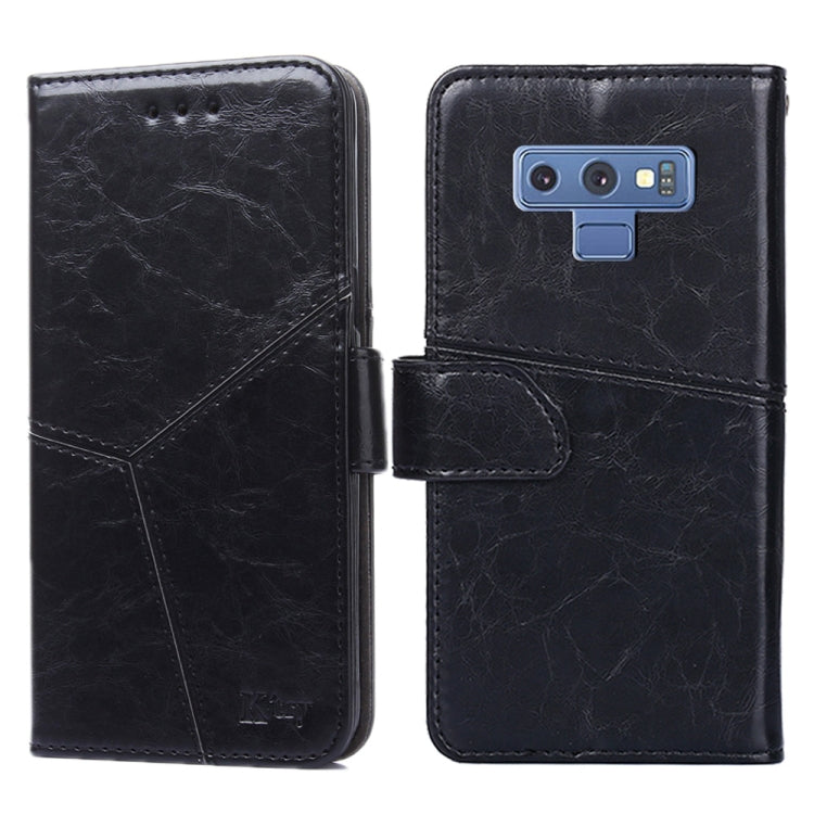 For Samsung Galaxy Note9 Geometric Stitching Horizontal Flip TPU + PU Leather Case with Holder & Card Slots & Wallet
