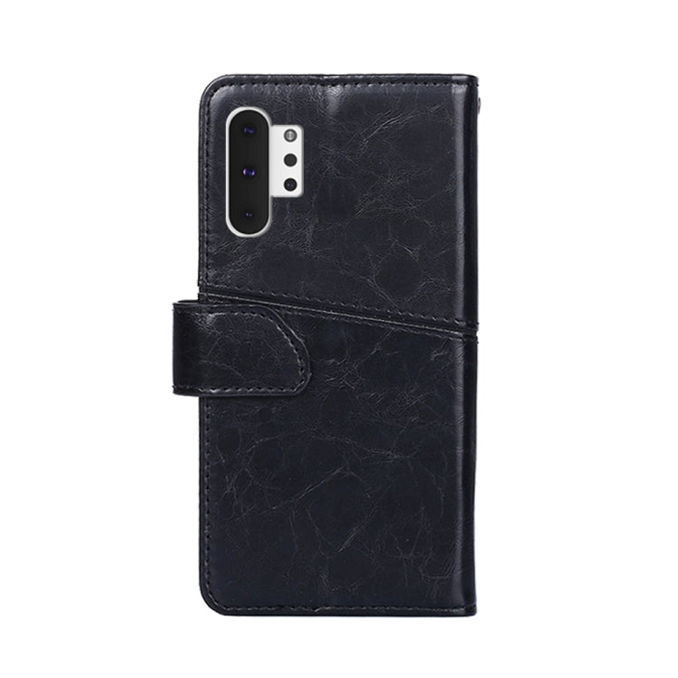 For Samsung Galaxy Note10+ Geometric Stitching Horizontal Flip TPU + PU Leather Case with Holder & Card Slots & Wallet