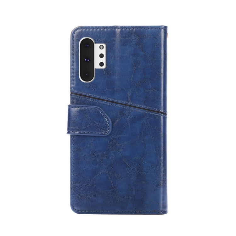 For Samsung Galaxy Note10+ Geometric Stitching Horizontal Flip TPU + PU Leather Case with Holder & Card Slots & Wallet