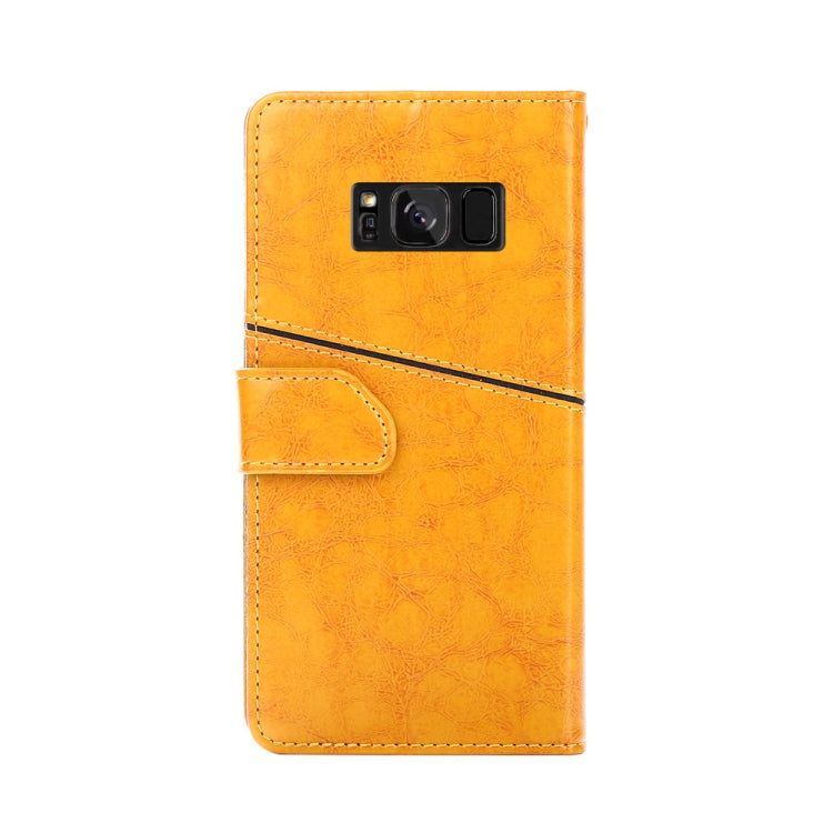 For Samsung Galaxy S8 Geometric Stitching Horizontal Flip TPU + PU Leather Case with Holder & Card Slots & Wallet