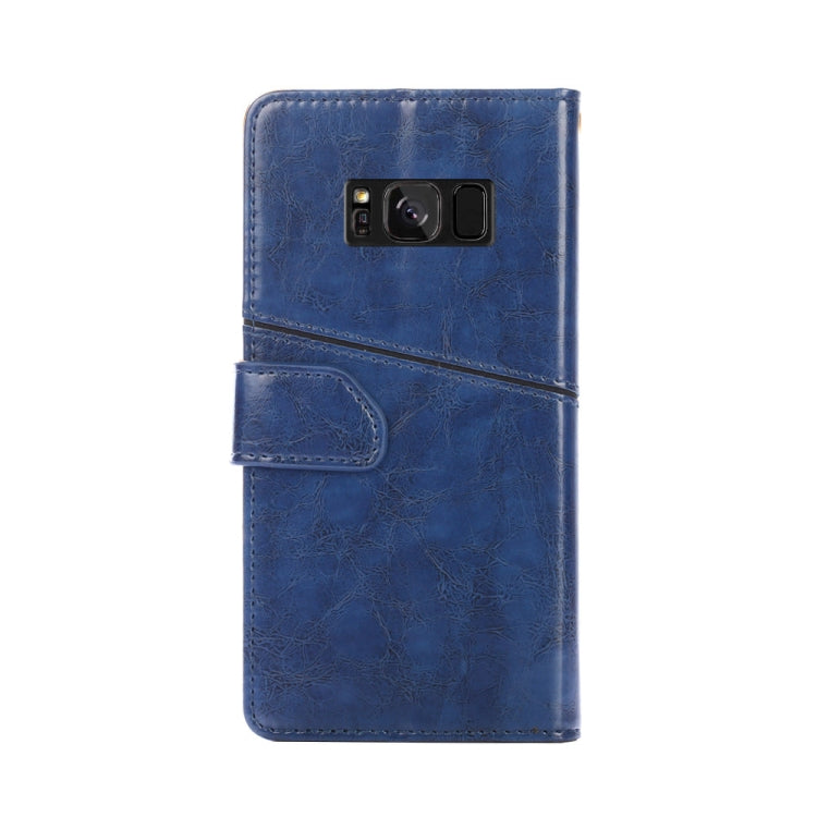 For Samsung Galaxy S8 Geometric Stitching Horizontal Flip TPU + PU Leather Case with Holder & Card Slots & Wallet