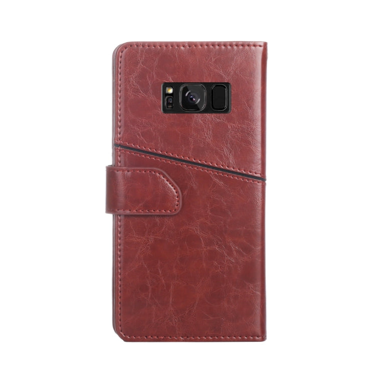 For Samsung Galaxy S8 Geometric Stitching Horizontal Flip TPU + PU Leather Case with Holder & Card Slots & Wallet