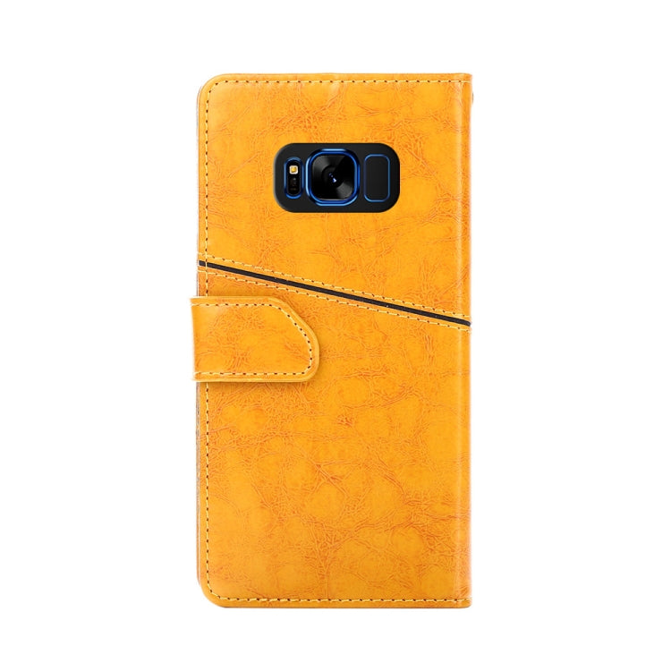 For Samsung Galaxy S8+ Geometric Stitching Horizontal Flip TPU + PU Leather Case with Holder & Card Slots & Wallet