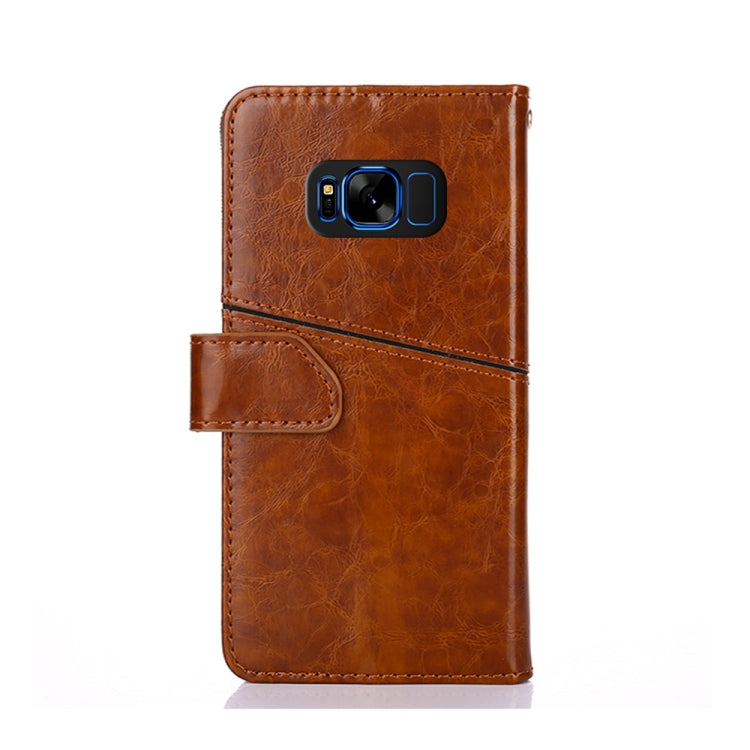 For Samsung Galaxy S8+ Geometric Stitching Horizontal Flip TPU + PU Leather Case with Holder & Card Slots & Wallet