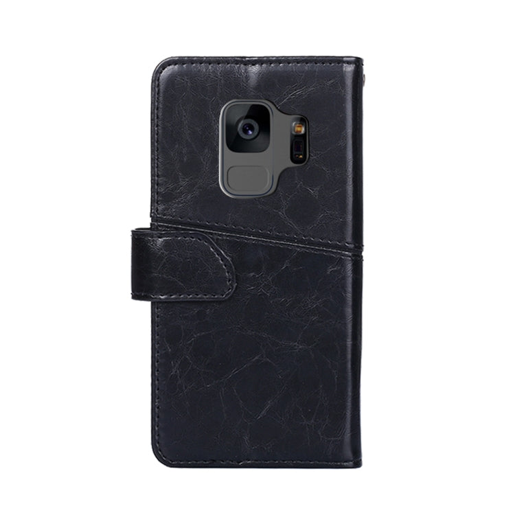 For Samsung Galaxy S9 Geometric Stitching Horizontal Flip TPU + PU Leather Case with Holder & Card Slots & Wallet