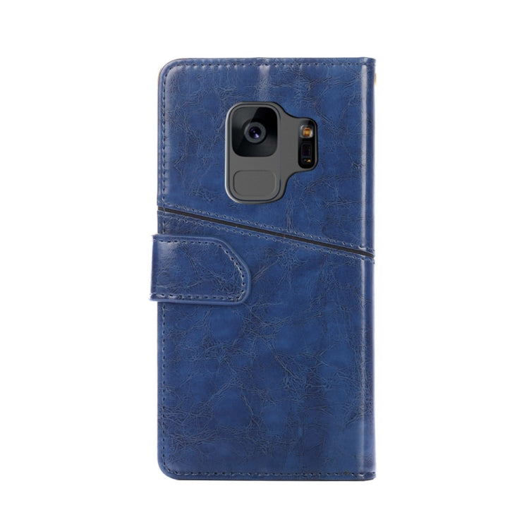 For Samsung Galaxy S9 Geometric Stitching Horizontal Flip TPU + PU Leather Case with Holder & Card Slots & Wallet