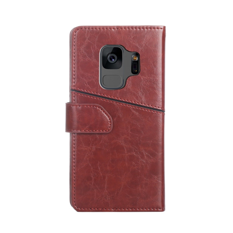 For Samsung Galaxy S9 Geometric Stitching Horizontal Flip TPU + PU Leather Case with Holder & Card Slots & Wallet