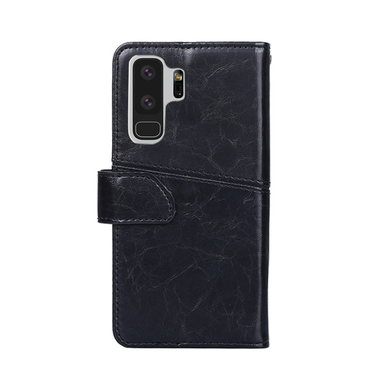 For Samsung Galaxy S9+ Geometric Stitching Horizontal Flip TPU + PU Leather Case with Holder & Card Slots & Wallet