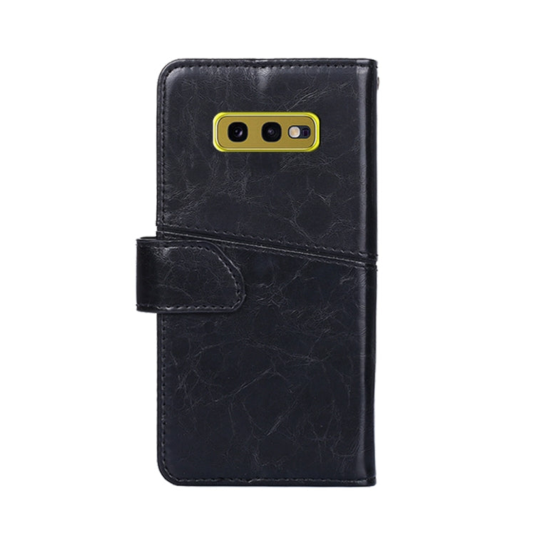 For Samsung Galaxy S10e Geometric Stitching Horizontal Flip TPU + PU Leather Case with Holder & Card Slots & Wallet