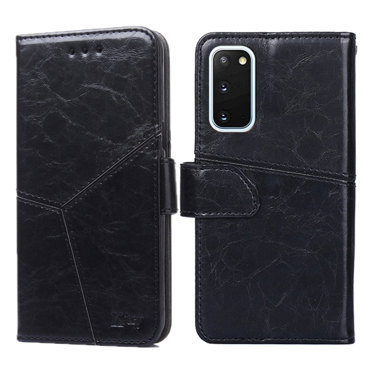 For Samsung Galaxy S20 Geometric Stitching Horizontal Flip TPU + PU Leather Case with Holder & Card Slots & Wallet