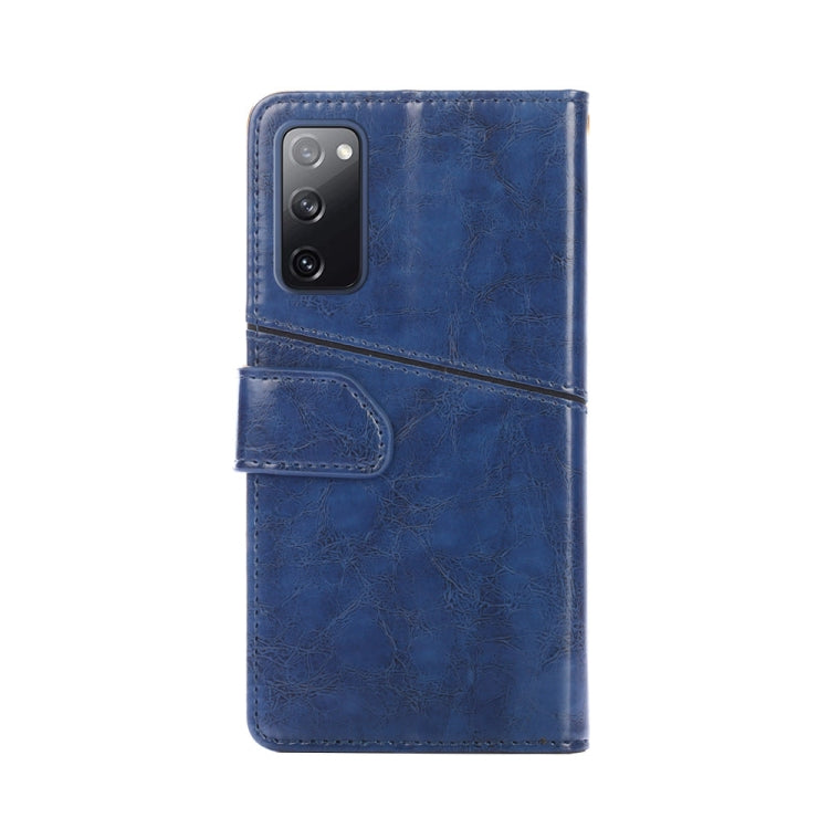 For Samsung Galaxy S20 Geometric Stitching Horizontal Flip TPU + PU Leather Case with Holder & Card Slots & Wallet
