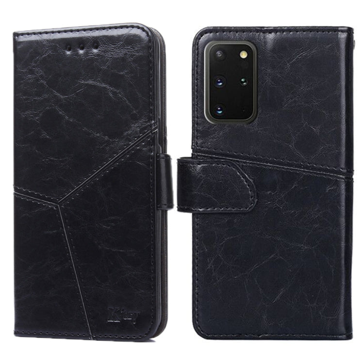 For Samsung Galaxy S20+ Geometric Stitching Horizontal Flip TPU + PU Leather Case with Holder & Card Slots & Wallet