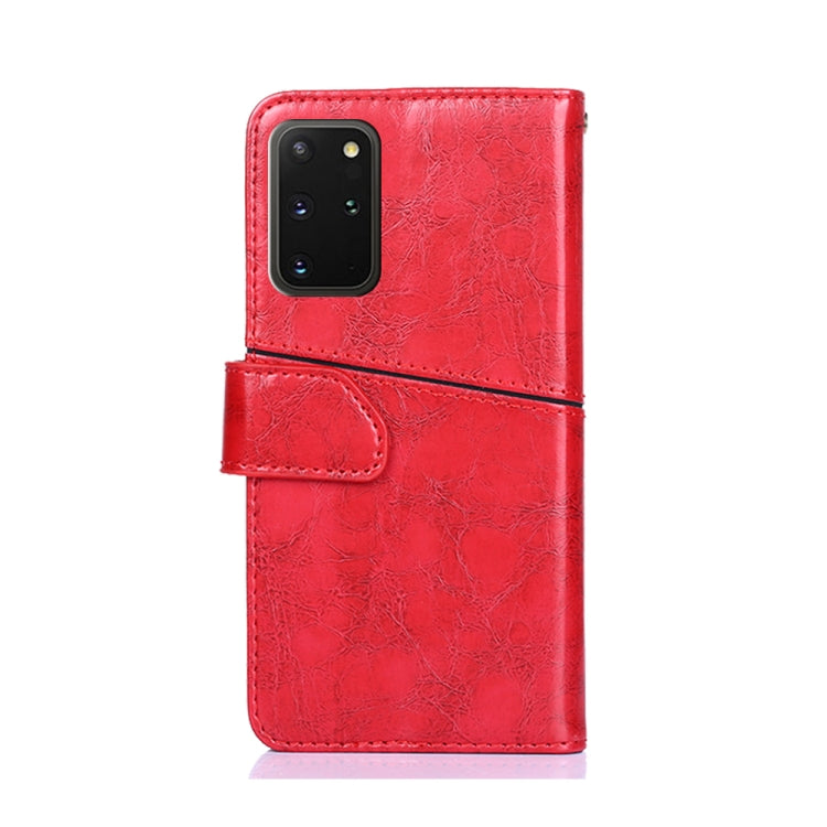 For Samsung Galaxy S20+ Geometric Stitching Horizontal Flip TPU + PU Leather Case with Holder & Card Slots & Wallet