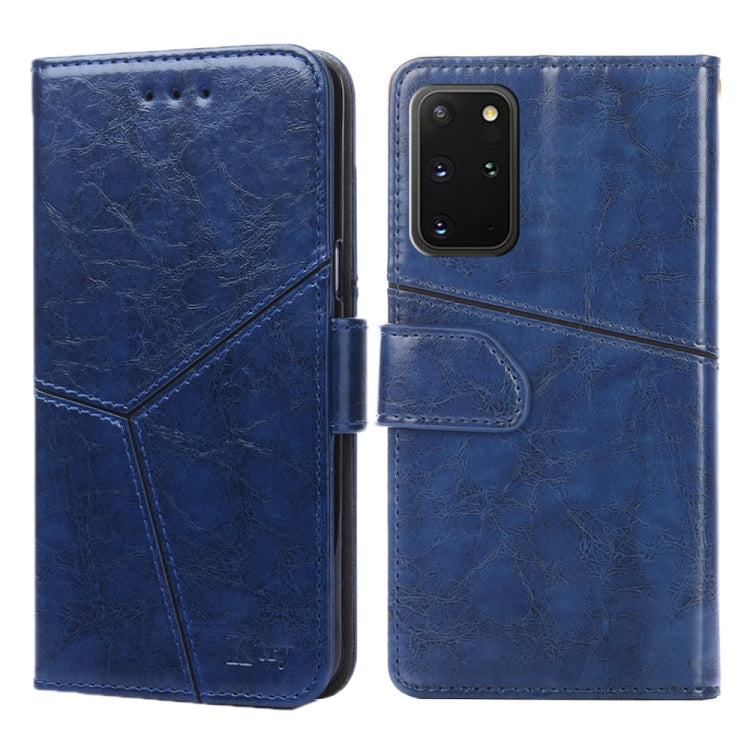 For Samsung Galaxy S20+ Geometric Stitching Horizontal Flip TPU + PU Leather Case with Holder & Card Slots & Wallet