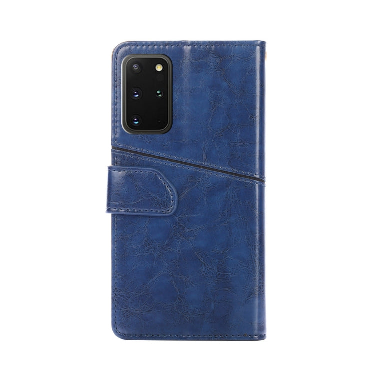 For Samsung Galaxy S20+ Geometric Stitching Horizontal Flip TPU + PU Leather Case with Holder & Card Slots & Wallet