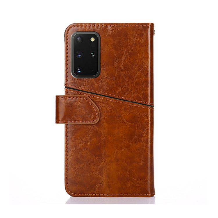 For Samsung Galaxy S20+ Geometric Stitching Horizontal Flip TPU + PU Leather Case with Holder & Card Slots & Wallet