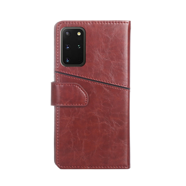 For Samsung Galaxy S20+ Geometric Stitching Horizontal Flip TPU + PU Leather Case with Holder & Card Slots & Wallet