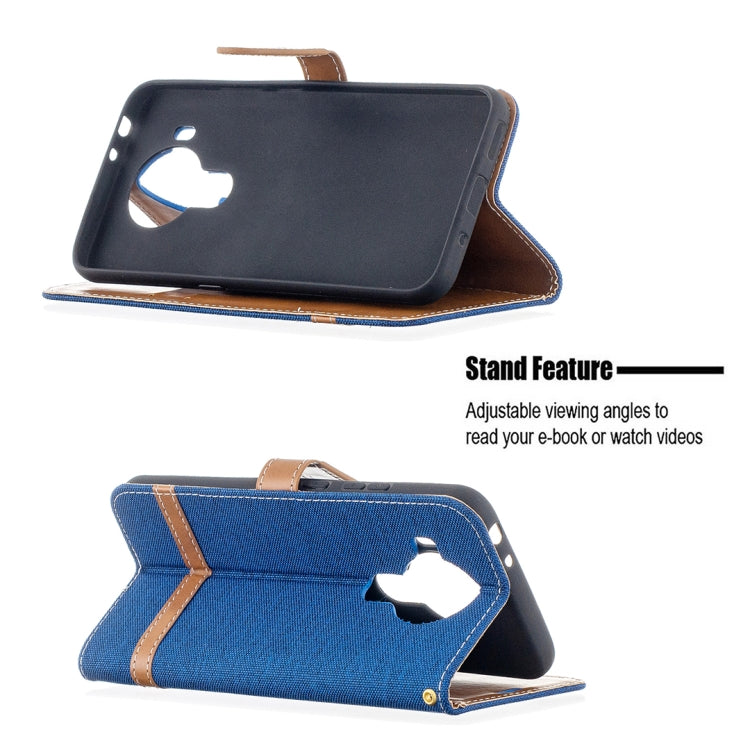 For Nokia 5.4 Color Matching Denim Texture Horizontal Flip Leather Case with Holder & Card Slots & Wallet & Lanyard