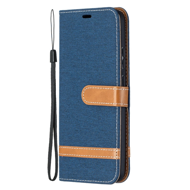 For Nokia 5.4 Color Matching Denim Texture Horizontal Flip Leather Case with Holder & Card Slots & Wallet & Lanyard