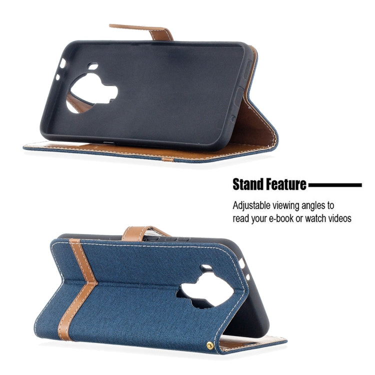 For Nokia 5.4 Color Matching Denim Texture Horizontal Flip Leather Case with Holder & Card Slots & Wallet & Lanyard