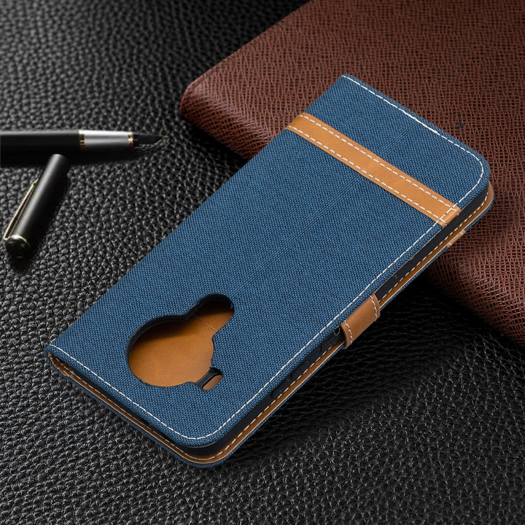 For Nokia 5.4 Color Matching Denim Texture Horizontal Flip Leather Case with Holder & Card Slots & Wallet & Lanyard