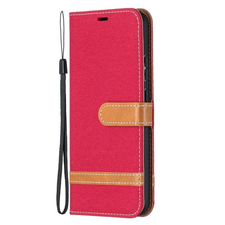 For Nokia 5.4 Color Matching Denim Texture Horizontal Flip Leather Case with Holder & Card Slots & Wallet & Lanyard