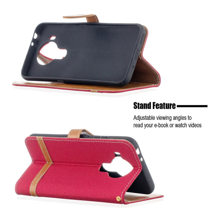 For Nokia 5.4 Color Matching Denim Texture Horizontal Flip Leather Case with Holder & Card Slots & Wallet & Lanyard