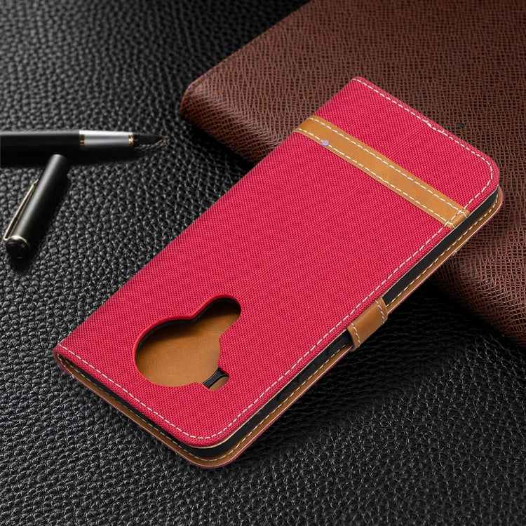 For Nokia 5.4 Color Matching Denim Texture Horizontal Flip Leather Case with Holder & Card Slots & Wallet & Lanyard