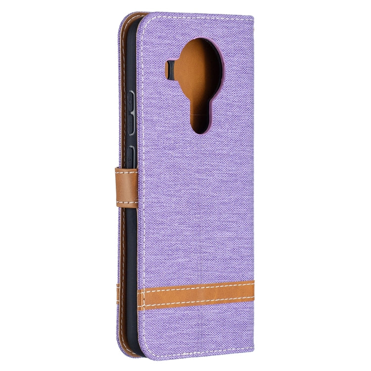 For Nokia 5.4 Color Matching Denim Texture Horizontal Flip Leather Case with Holder & Card Slots & Wallet & Lanyard