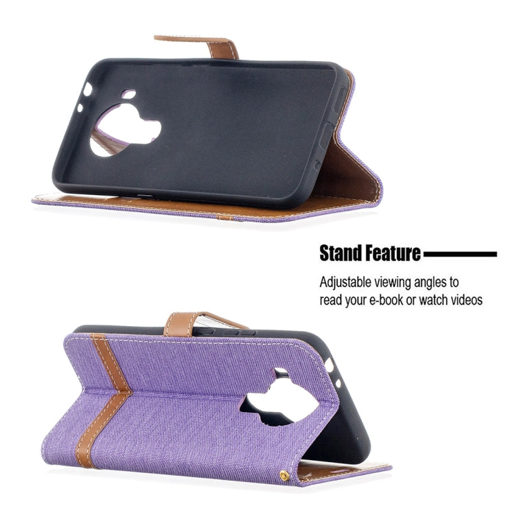 For Nokia 5.4 Color Matching Denim Texture Horizontal Flip Leather Case with Holder & Card Slots & Wallet & Lanyard