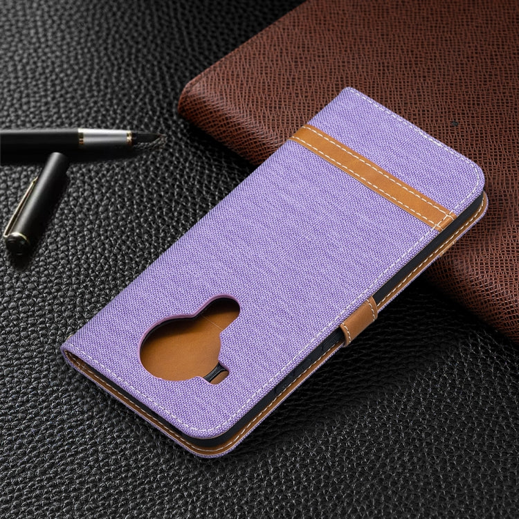 For Nokia 5.4 Color Matching Denim Texture Horizontal Flip Leather Case with Holder & Card Slots & Wallet & Lanyard