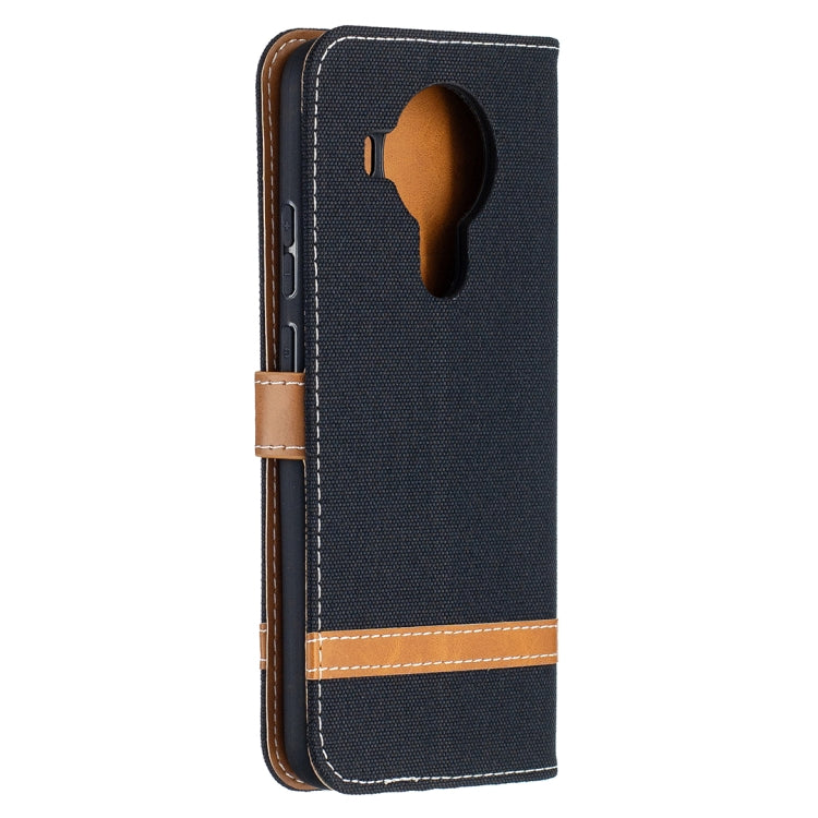 For Nokia 5.4 Color Matching Denim Texture Horizontal Flip Leather Case with Holder & Card Slots & Wallet & Lanyard