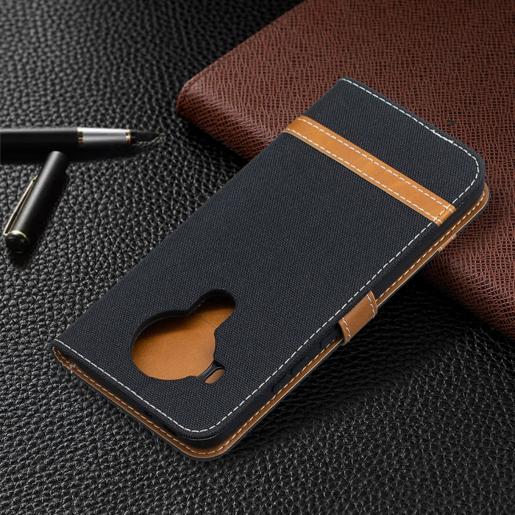For Nokia 5.4 Color Matching Denim Texture Horizontal Flip Leather Case with Holder & Card Slots & Wallet & Lanyard