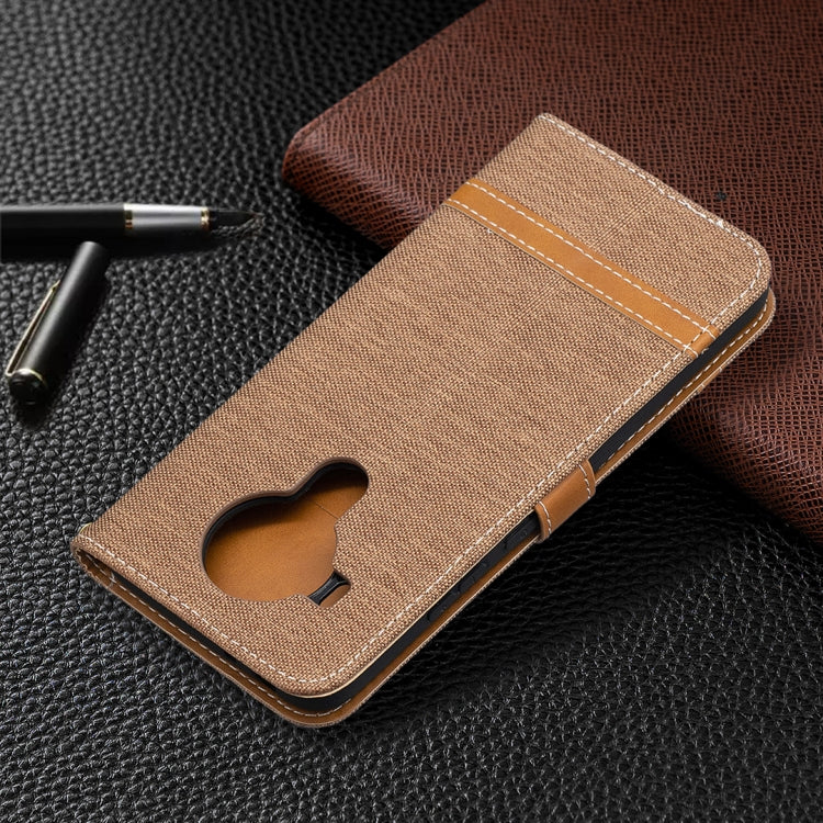 For Nokia 5.4 Color Matching Denim Texture Horizontal Flip Leather Case with Holder & Card Slots & Wallet & Lanyard