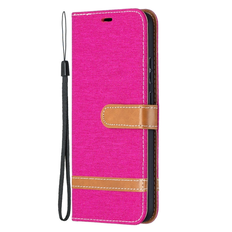 For Nokia 5.4 Color Matching Denim Texture Horizontal Flip Leather Case with Holder & Card Slots & Wallet & Lanyard