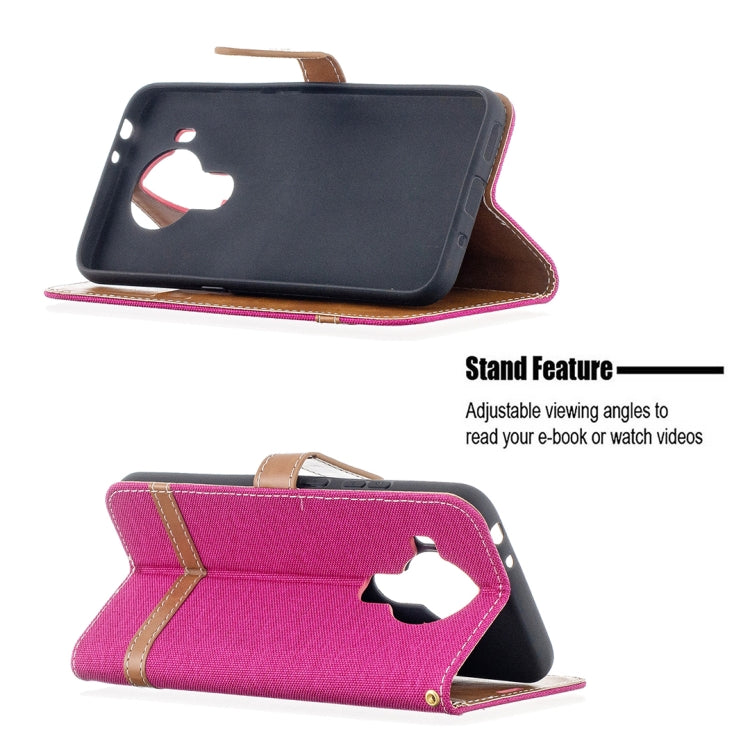 For Nokia 5.4 Color Matching Denim Texture Horizontal Flip Leather Case with Holder & Card Slots & Wallet & Lanyard