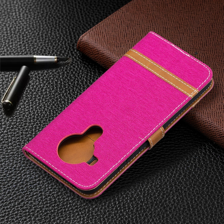 For Nokia 5.4 Color Matching Denim Texture Horizontal Flip Leather Case with Holder & Card Slots & Wallet & Lanyard