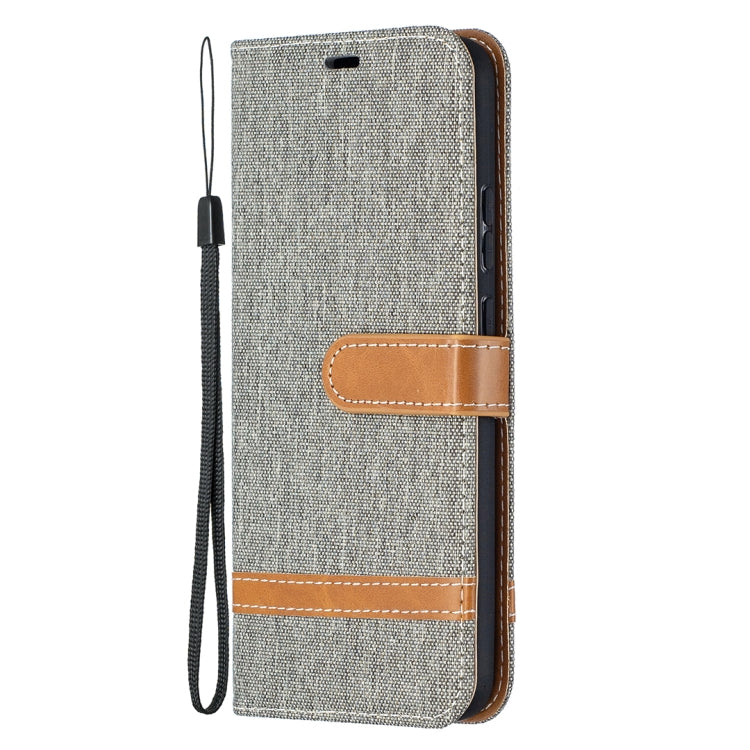 For Nokia 5.4 Color Matching Denim Texture Horizontal Flip Leather Case with Holder & Card Slots & Wallet & Lanyard